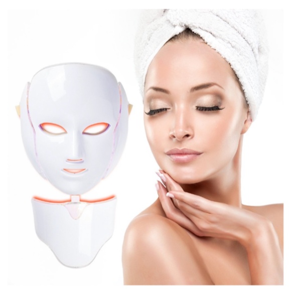 7 Color LED mask Photon light Rejuvenation therapy facial skin care mask/neck - Picture 2 of 16